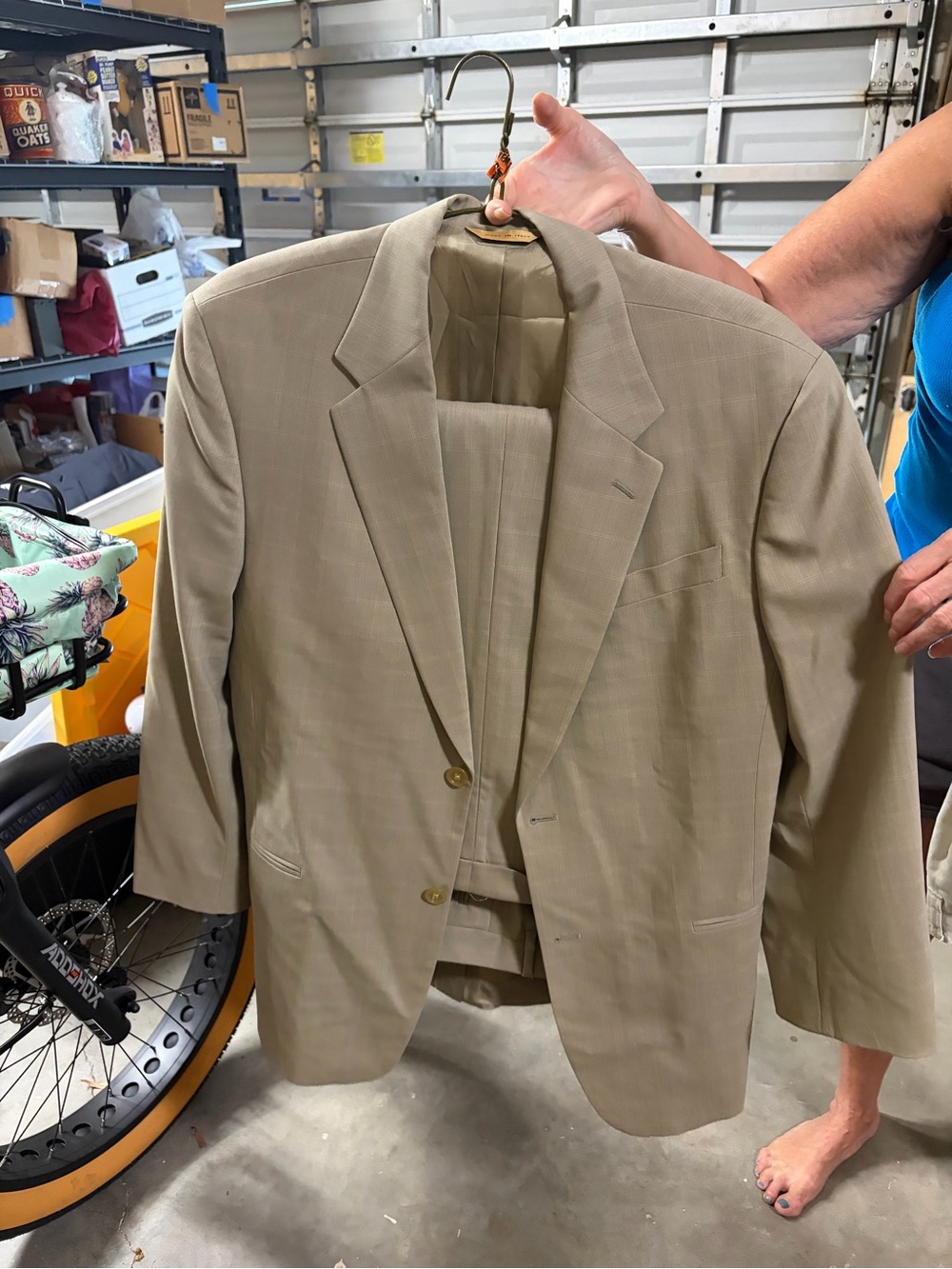 Donna Karan two piece suit made in italy